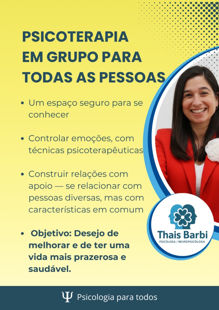 Capa da psicoterpia em grupo para todas as pessoas